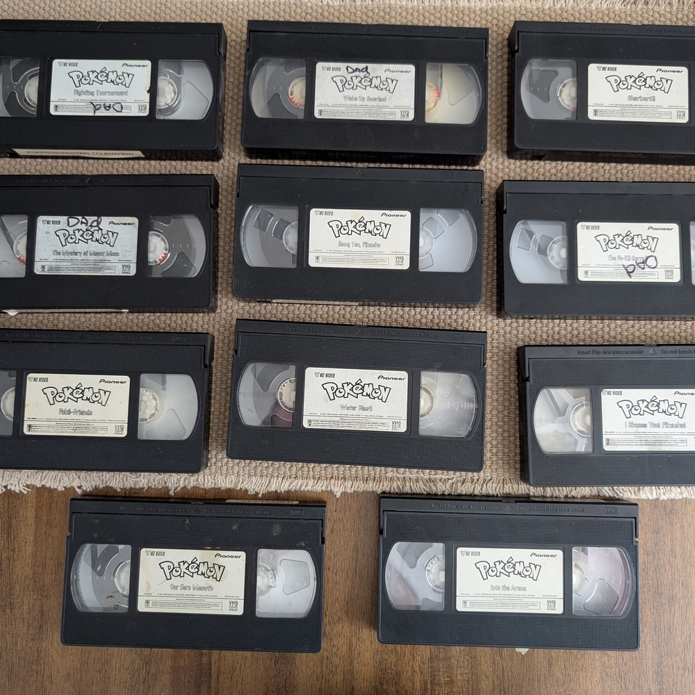 Pokemon Black VHS Collection